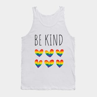 LGBTQ | Be Kind | Pride Gift | Rainbow Gift | LGBTQ Ally | LGBTQ Gift Idea | Love Is Love | Human Tank Top